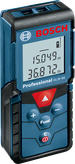 Bosch 40 雷射測量，數字距離讀數。.