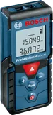Bosch 40 雷射測量，數字距離讀數。.