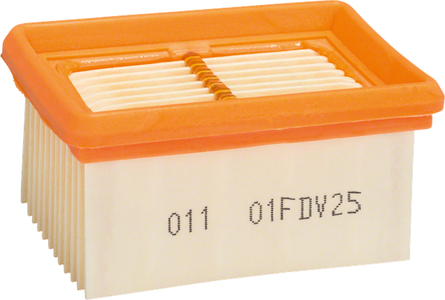 除塵設備 Bosch吸塵器矩形褶皺除塵過濾器。.