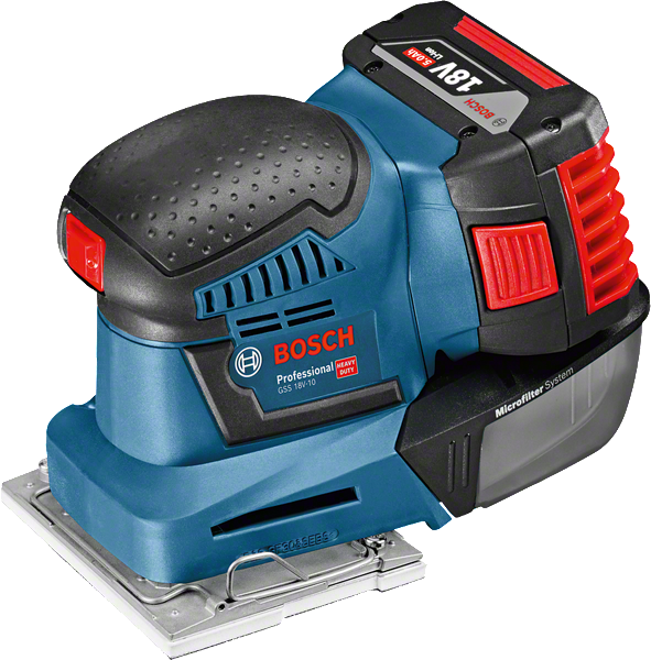 BoschGSS 18V-10 無線軌道砂光機。.