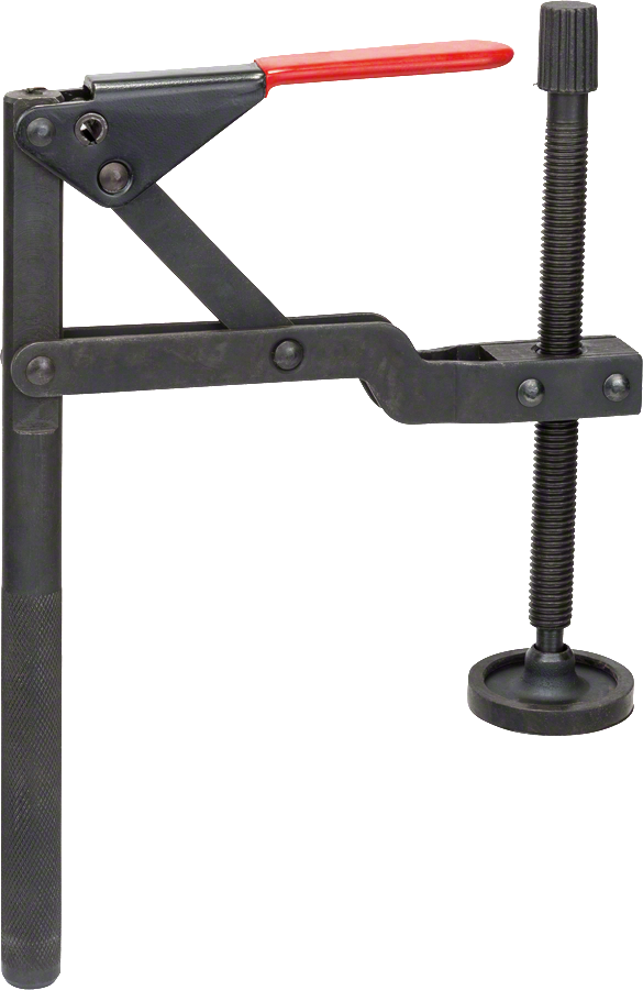 Bosch垂直快速夾持器，確保牢固夾緊。.