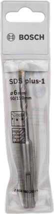 鎚鑽鑽頭 SDS plus-1 BoschSDS plus-1 6mm 鎚鑽頭.
