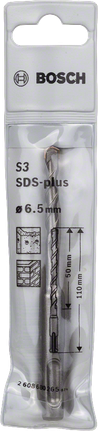 鎚鑽鑽頭 SDS plus-1 BoschSDS-plus-1 鎚鑽頭 6.5 毫米。.