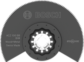 Bosch 100 BB Starlock 刀片適用於木材和金屬。.