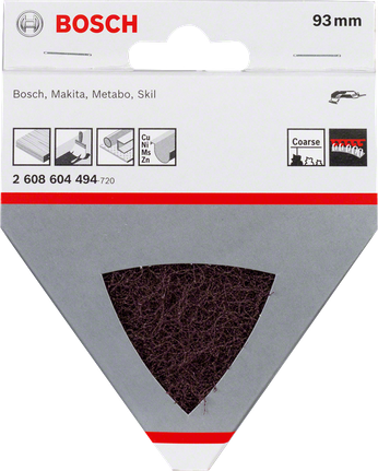 絨布 Bosch粗羊毛砂磨墊 93 毫米.