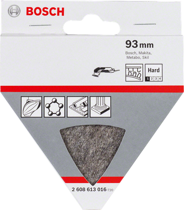 Bosch93 毫米拋光毛氈。.