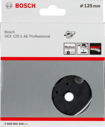 打磨墊 Bosch125 毫米砂磨墊更換件.