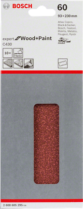 BoschC430 砂紙 93×230mm 包裝 10.