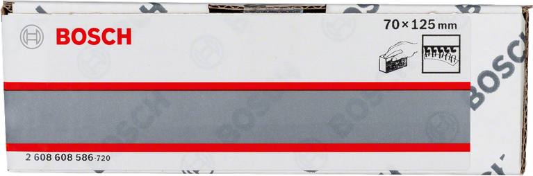Bosch雙面手磨砂塊 70×125 毫米.