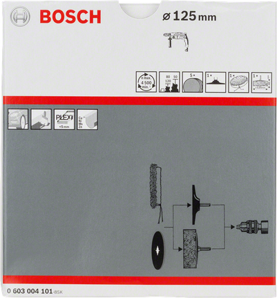 Bosch8 件套 S24 拋光套裝 125 毫米.