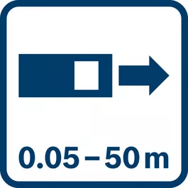 工作範圍 可達50 m