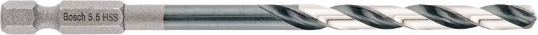 BoschHSS 六角柄麻花鑽頭 5.5 mm。.