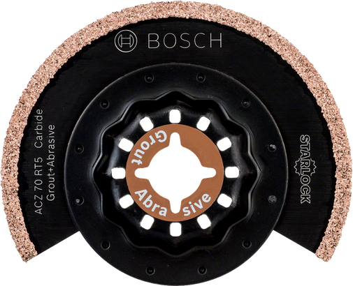 Bosch硬質合金灌漿和磨料 Starlock 刀片。.