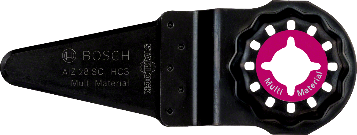 Bosch Starlock AIZ 28 SC HCS 多材質鋸片。.