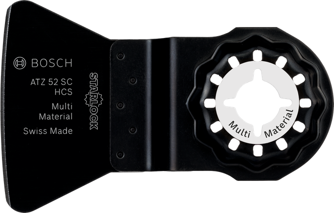 Bosch Starlock ATZ 52 SC 多材料刮刀刀片。.