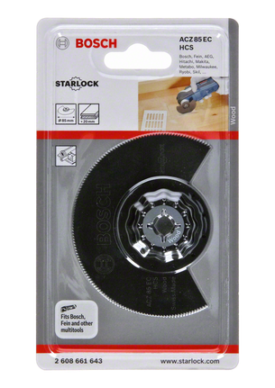 HCS 區段鋸片 ACZ 85 EC 木材 Bosch85 毫米 HCS 木材段鋸片.