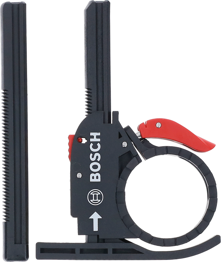 Bosch深度停止器專家，附可調式夾具。.