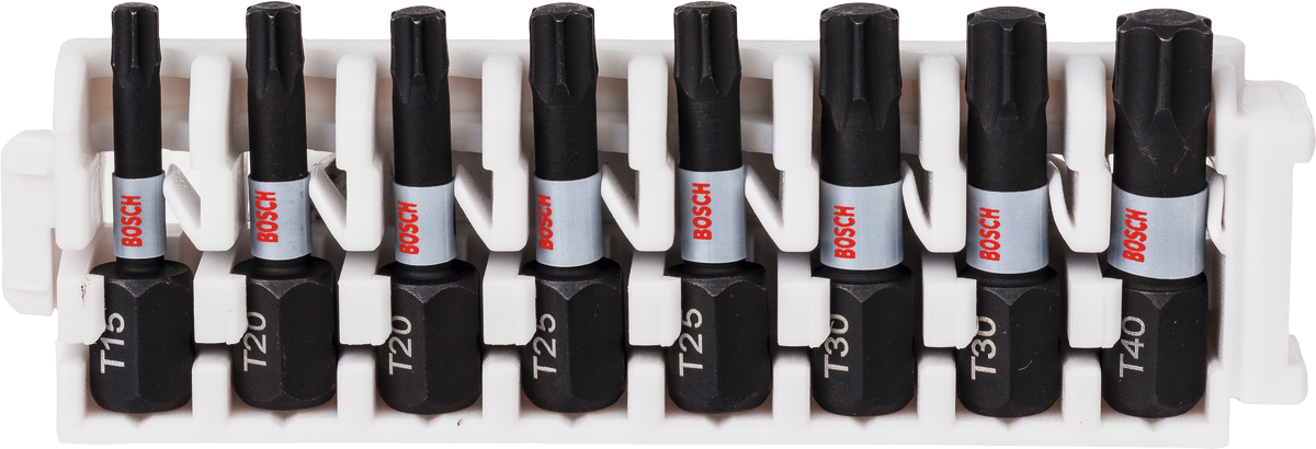 Bosch衝擊控制插入式批頭套裝 8 件組 T15-T40 套件.
