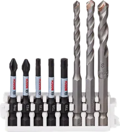 Bosch Hex-9 陶瓷鑽和衝擊鑽頭套裝。.