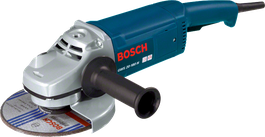 Bosch 20-180 H 角磨機，配有 180 毫米圓盤。