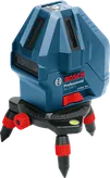 附三腳架的BoschGLL 5-50 X 雷射調平工具。