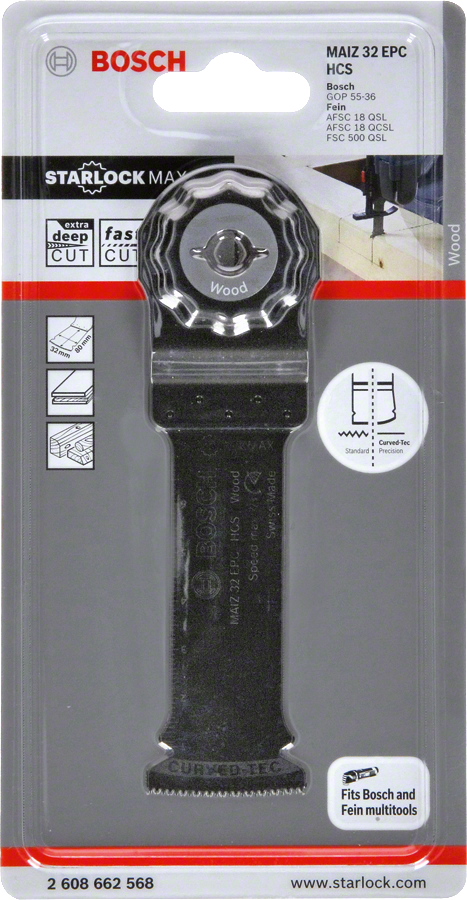 BoschMAIZ 32 EPC HCS 木工使用下切鋸片。