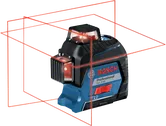 Bosch 3-80 雷射調平工具，具有 360° 線投影。.