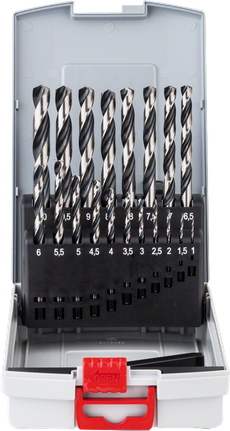 BoschHSS 麻花鑽頭 PointTeQ 19 件組 ProBox。