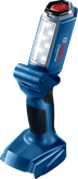 Bosch GLI180-LI 無線工作燈，可調整頭部。