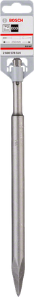 Bosch plus 尖頭鑿，適用於混凝土和磚石結構。