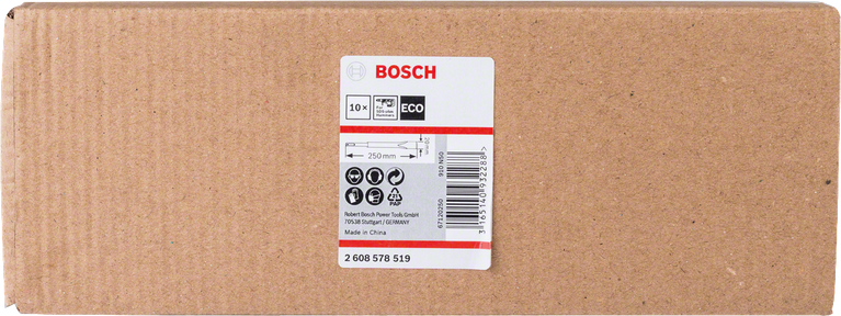 Bosch曲線鋸片 10 片裝 250mm 木工用。