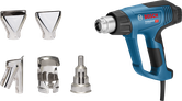 Bosch 20-63 熱風槍配有五個噴嘴配件。