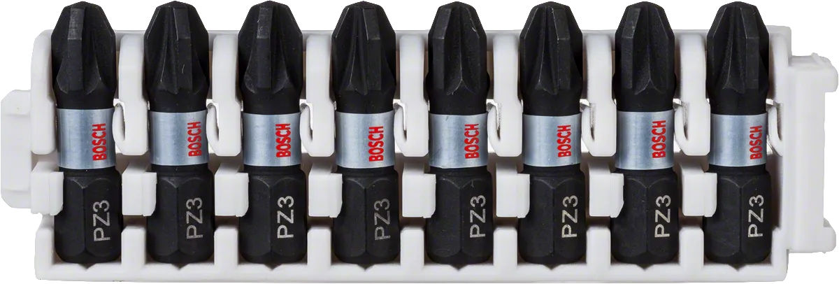 Bosch衝擊控制插入鑽頭包 8XPZ3 PZ3 25 毫米。.