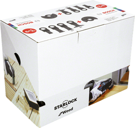 BoschStarlock 木鋸片盒套裝。