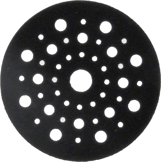 帶有多個除塵孔的Bosch砂磨墊。