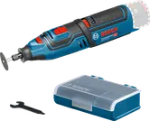 Bosch GRO 12V-35 無線旋轉工具組。