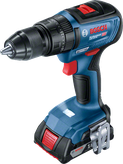 BoschGSB 18V-50 無線電鑽，配備 2.0Ah 電池。