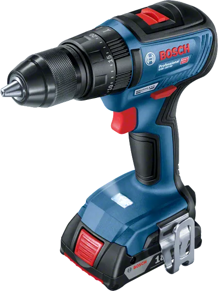 BoschGSB 18V-50 無線電鑽，配備 2.0Ah 電池。.