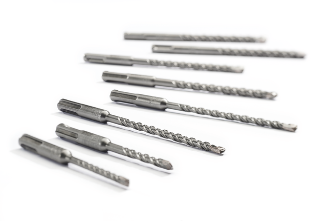 Bosch plus 鎚鑽頭套裝，適用於石工。.