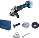 Bosch無線角磨機 GWS 18V-10 附外殼和配件。