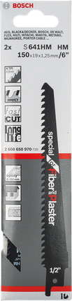 BoschS 641 HM 6 吋往復鋸片。.