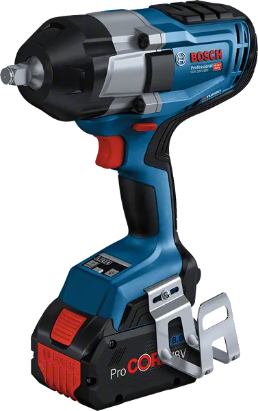 Bosch 18V-1000 無線衝擊扳手，適用於重型螺栓連接。.