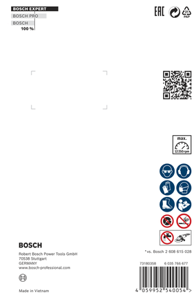 超耐久多材質專業系列 X-LOCK 鑽石切削砂輪片,125 x 22.23/2.4 x 12 mm Bosch EXPERT MultiMaterial X-LOCK 鑽石切割片 125×22.23×2.4×12 mm。.