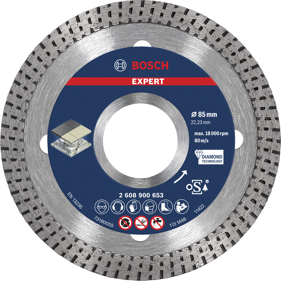 Bosch HardCeramic 鑽石切割片 85 mm。.