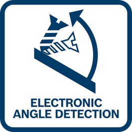  Electronic Angle Detection：支援使用者以特定角度鎖入螺絲並鑽入傾斜表面。使用者可以囑預設角度或透過應用程度輸入特定角度