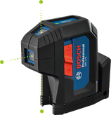 Bosch 3 G 點雷射調平工具，自動調平。
