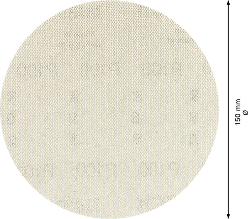 超耐久集塵砂紙-M480砂磨網,適用於偏心拋光機 150 mm,G 100 5 件 Bosch M480 砂磨網,150 毫米粒度,100 盤。