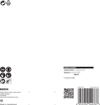 超耐久集塵砂紙-M480砂磨網,適用於偏心拋光機 150 mm,G 240 5 件 Bosch M480 打磨網 150 毫米。