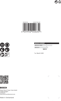 Bosch M480 砂磨網 100×150mm G80 10個裝.