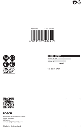 Bosch EXPERT M480 砂磨網 100 x 150 毫米。.